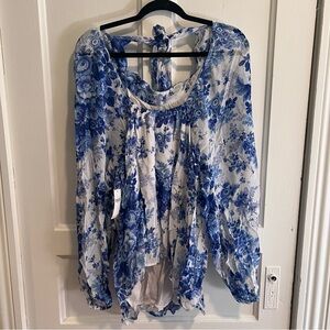 Maeve Sheer Tunic Blouse